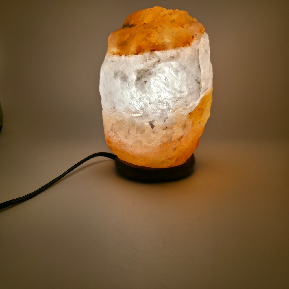 Calming Himalayan Salt Lamp Unisex OS Pink Excellent Natural Crystal Dimmer